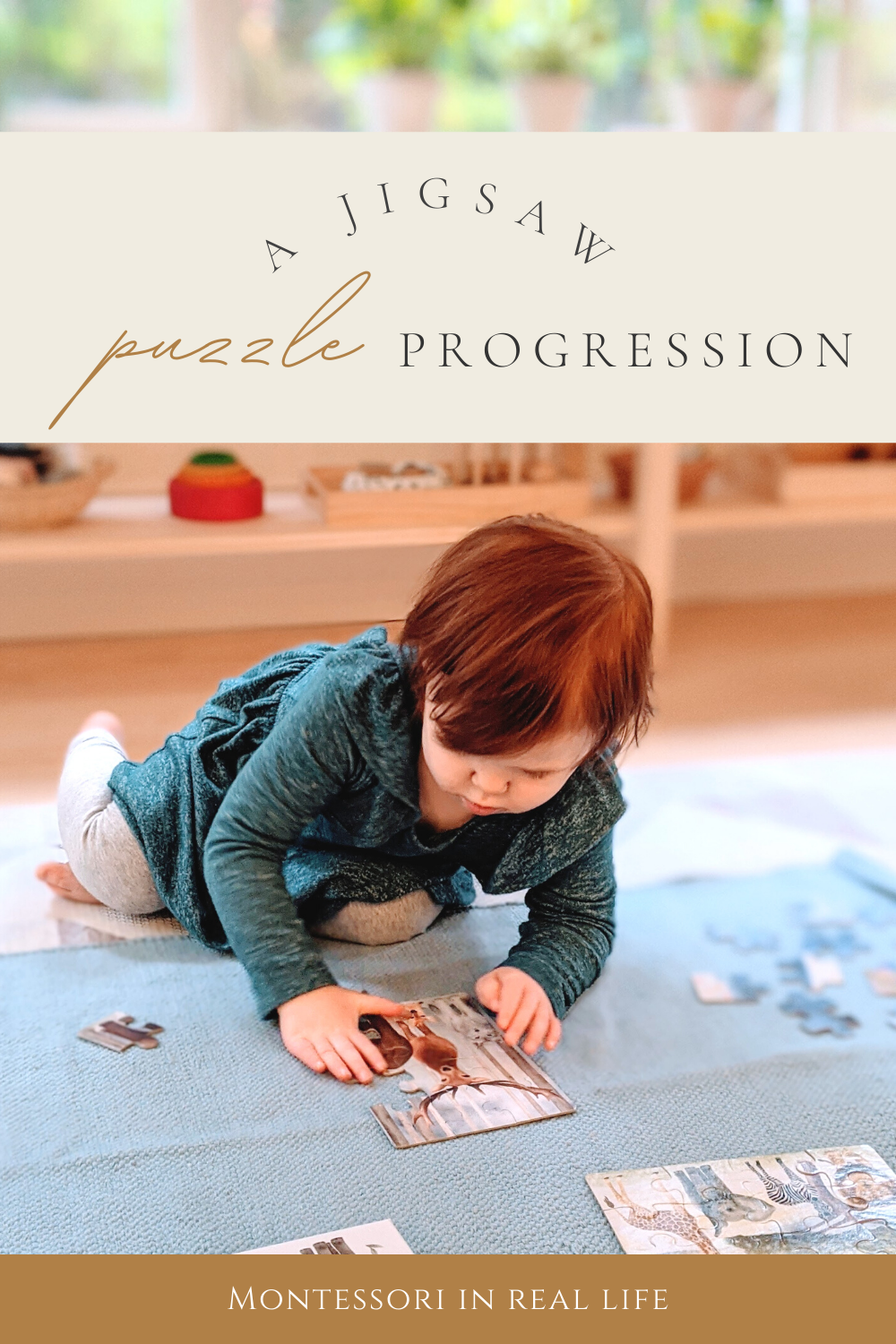 A Jigsaw Puzzle Progression Montessori in Real Life
